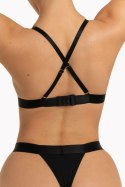 MAURA SET BLACK BRA+THONG L/XL