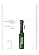 'Naughty'' Paddle - Glow in the Dark - Black/Neon Green