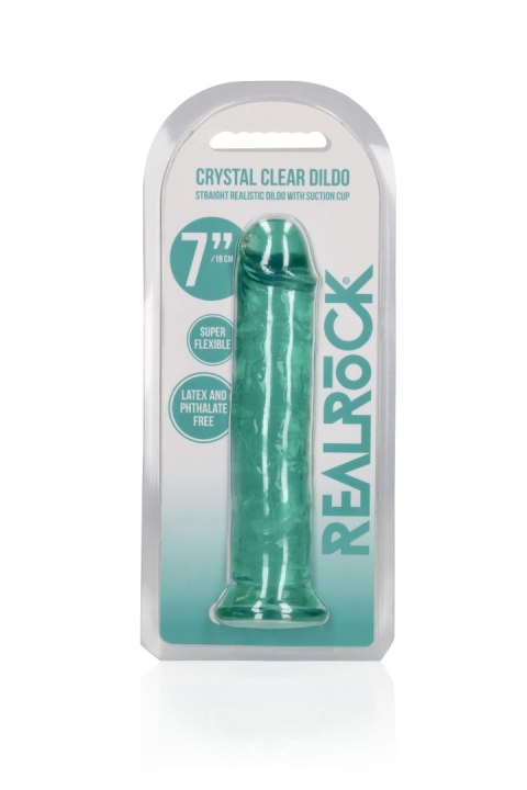Straight Realistic Dildo with Suction Cup - 7'' / 18 Straight Realistic Dildo with Suction Cup - 7'' / 18