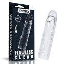 FLAWLESS CLEAR PENIS SLEEVE ADD 1'' 24-0115