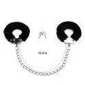 KAJDANKI FLUFFY LEG CUFFS CZARNE 24-0049