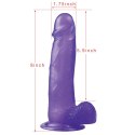 DILDO 8'' JELLY STUDS 24-0118