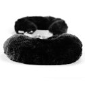 KAJDANKI FLUFFY HAND CUFFS CZARNE 24-0146