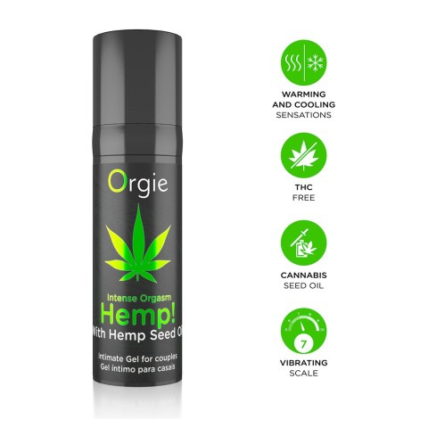 ZEL STYMULUJĄCY HEMP! - INTENSE ORGASM - 15 ML 27-0038 ZEL STYMULUJĄCY HEMP! - INTENSE ORGASM - 15 ML 27-0038