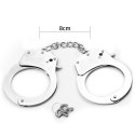 KAJDANKI FETISH PLEASURE METAL HANDCUFFS 24-0208