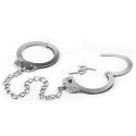 KAJDANKI NA NOGI FETISH PLEASURE METAL LEG CUFFS 24-0209