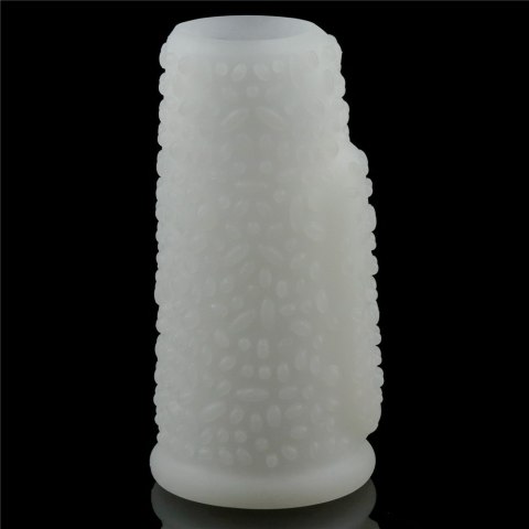 PIERŚCIEŃ NAKŁADKA VIBRATING DRIP KNIGHTS RING (WHITE) 24-0242 PIERŚCIEŃ NAKŁADKA VIBRATING DRIP KNIGHTS RING (WHITE) 24-0242