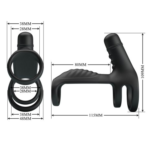 NAKŁADKA PRETTY LOVE - VIBRATING PENIS SLING 05-1331 NAKŁADKA PRETTY LOVE - VIBRATING PENIS SLING 05-1331