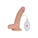 WIBRATOR 8.8" THE ULTRA SOFT DUDE VIBRATING 24-0284