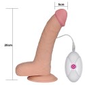 WIBRATOR 8.8" THE ULTRA SOFT DUDE VIBRATING 24-0284