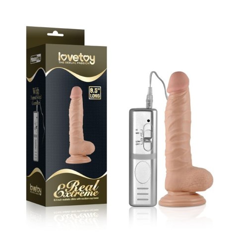 WIBRATOR 8.5" REAL EXTREME VIBRATING DILDO 24-0354