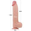 14'' KING SIZED SLIDING SKIN DUAL LAYER DONG 24-0334