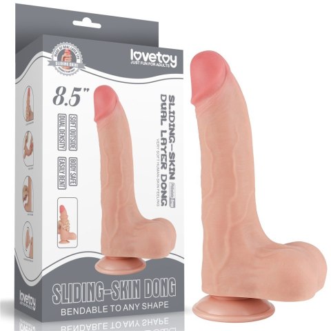 DILDO z ruchmą skórką przyssawka jądra żylaste