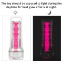 MASTURBATOR 8.5'' LUMINO PLAY MASTURBATOR - PINK GLOW 24-0344