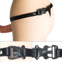 VIBRATING UNISEX HOLLOW STRAP ON 24-0301