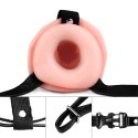 VIBRATING UNISEX HOLLOW STRAP ON 24-0301