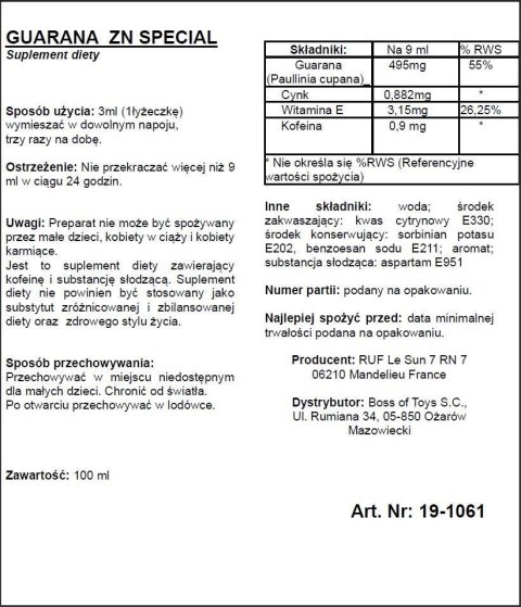 Supl.diety-GUARANA ZN 100 ML Supl.diety-GUARANA ZN 100 ML