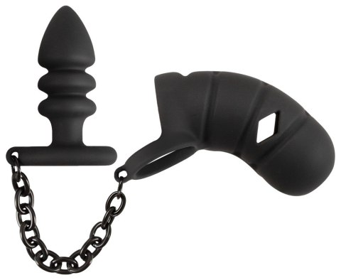 COCK CAGE WITH BUTT PLUG 14-3530 COCK CAGE WITH BUTT PLUG 14-3530