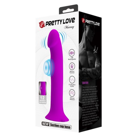 PRETTY LOVE - Murray PURPLE, 12 vibration functions 12 pulse wave settings Suction base PRETTY LOVE - Murray PURPLE, 12 vibration functions 12 pulse wave settings Suction base