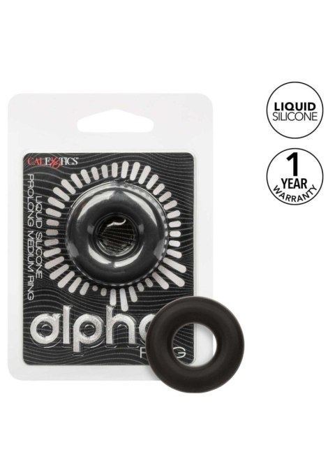 Alpha Prolong Medium Ring Black Alpha Prolong Medium Ring Black