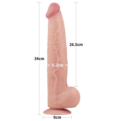 Duże grube dildo XXL King Size jądra przyssawka Duże grube dildo XXL King Size jądra przyssawka
