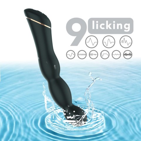 Elegancki wibrator analny Laband Black, 9 vibration functions Elegancki wibrator analny Laband Black, 9 vibration functions