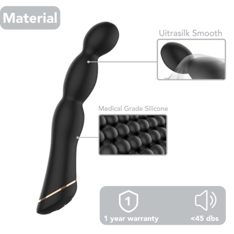 Elegancki wibrator analny Laband Black, 9 vibration functions Elegancki wibrator analny Laband Black, 9 vibration functions
