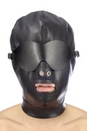 PU FETISH MOUTH HOOD