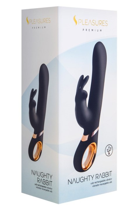 WIBRATOR NAUGHTY RABBIT BLACK 37-0039