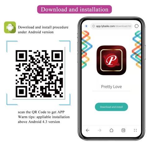 PRETTY LOVE - Catalina, 12 vibration functions Mobile APP Long-distance Control PRETTY LOVE - Catalina, 12 vibration functions Mobile APP Long-distance Control