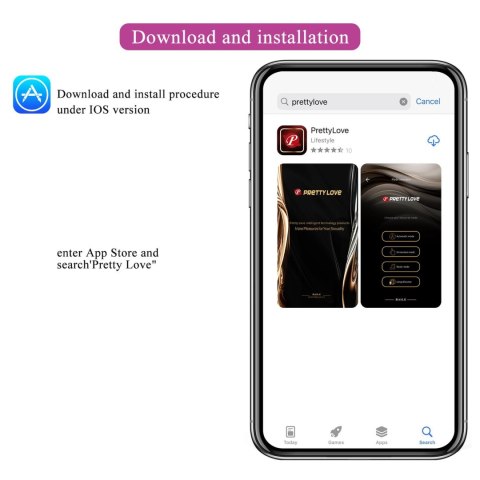 PRETTY LOVE - Catalina, 12 vibration functions Mobile APP Long-distance Control PRETTY LOVE - Catalina, 12 vibration functions Mobile APP Long-distance Control
