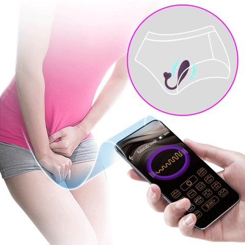 PRETTY LOVE - Fisherman Purple, 12 vibration functions Mobile APP remote control PRETTY LOVE - Fisherman Purple, 12 vibration functions Mobile APP remote control