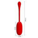 PRETTY LOVE - KIRK EGG Red 12 function vibrations