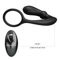 PRETTY LOVE - Warren Black, 12 vibration functions 12 pulse wave settings Wireless remote control