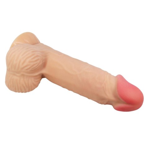 BAILE - Sliding Skin 8,1'' Flesh, Bendable Suction base TPR BAILE - Sliding Skin 8,1'' Flesh, Bendable Suction base TPR