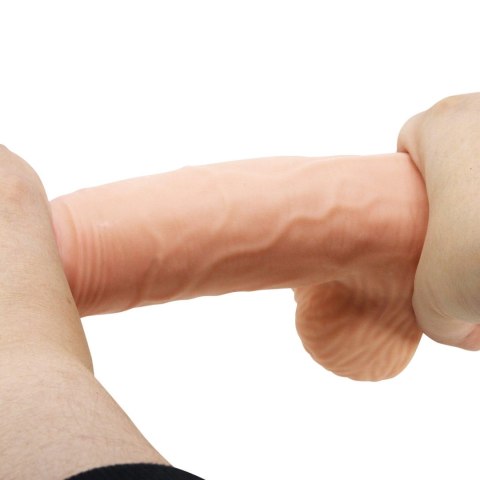 BAILE - Sliding Skin 8,1'' Flesh, Bendable Suction base TPR BAILE - Sliding Skin 8,1'' Flesh, Bendable Suction base TPR