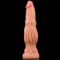 DILDO 9.5'' DUAL LAYERED PLATINUM SILICONE COCK - FLESH 24-0230