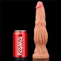 DILDO 9.5'' DUAL LAYERED PLATINUM SILICONE COCK - FLESH 24-0230