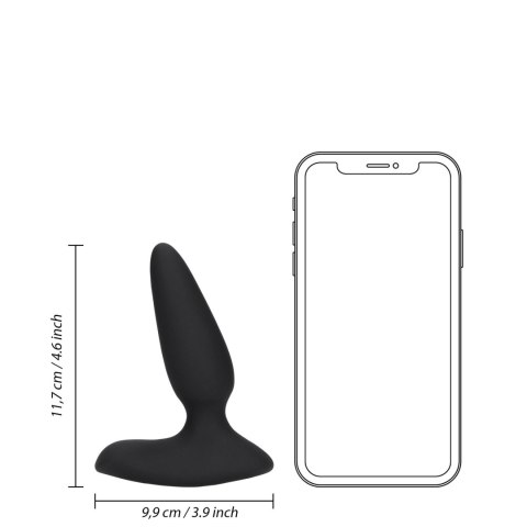 Smooth Vibrating Anal Plug with Remote Control Smooth Vibrating Anal Plug with Remote Control