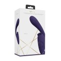 Gen - Rechargeable Triple Action G-Spot Vibrator with Pulse Wave and Vibrating Bristles - Purple