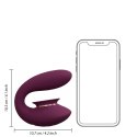 Twitch 3 - Rechargeable Vibrator & Suction - Silicone - 10 Speed - Burgundy