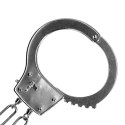 Metal Hand Cuffs - Silver