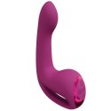 Riko - Rechargeable Triple Action Thumper with Advanced Finger Motion & Pulse Wave Stimulator - Pink