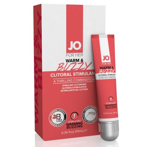 System JO - For Her Clitoral Stimulant Warming Warm & Buzzy 10 ml