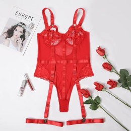 WENDY BODYSUIT CZERWONY M 33-0019