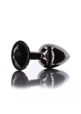 Butt Plug With Diamond Jewel M Black