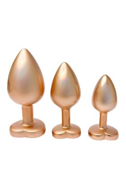 GLEAMING LOVE MATTE GOLD PLUG SET