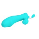 PRETTY LOVE - Snappy light blue, 30 vibration functions