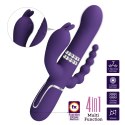 PRETTY LOVE - Cammy Dark Purple, Twinkled Tenderness, 7 thumping functions 7 vibration functions 4 rolling functions