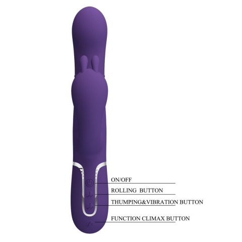 PRETTY LOVE - Cammy Dark Purple, Twinkled Tenderness, 7 thumping functions 7 vibration functions 4 rolling functions PRETTY LOVE - Cammy Dark Purple, Twinkled Tenderness, 7 thumping functions 7 vibration functions 4 rolling functions